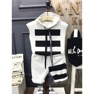 Đồ bộ bé trai phong cách hiphop cực ngầu , bộ cotton cho bé có mũ