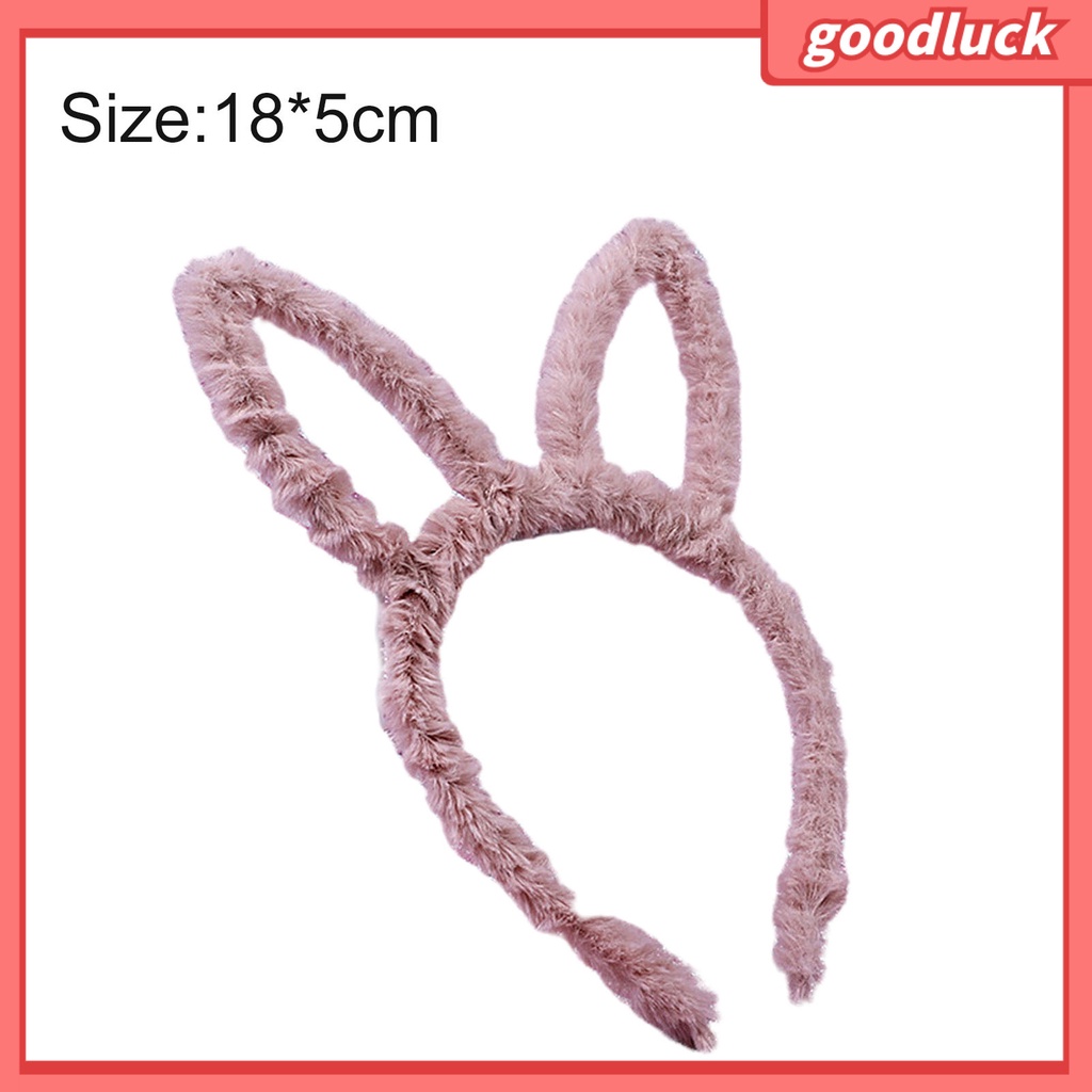 Băng Đô Cài Tóc Hình Tai Thỏ Dễ Thương Cho Bé Gái