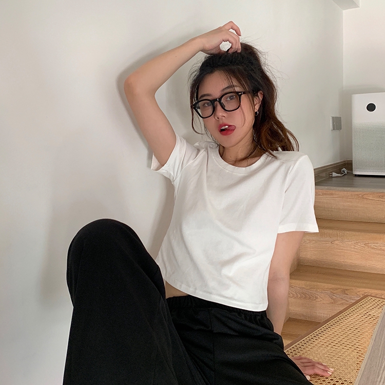 Áo Thun Cotton Ngắn Tay Đơn Giản 33309