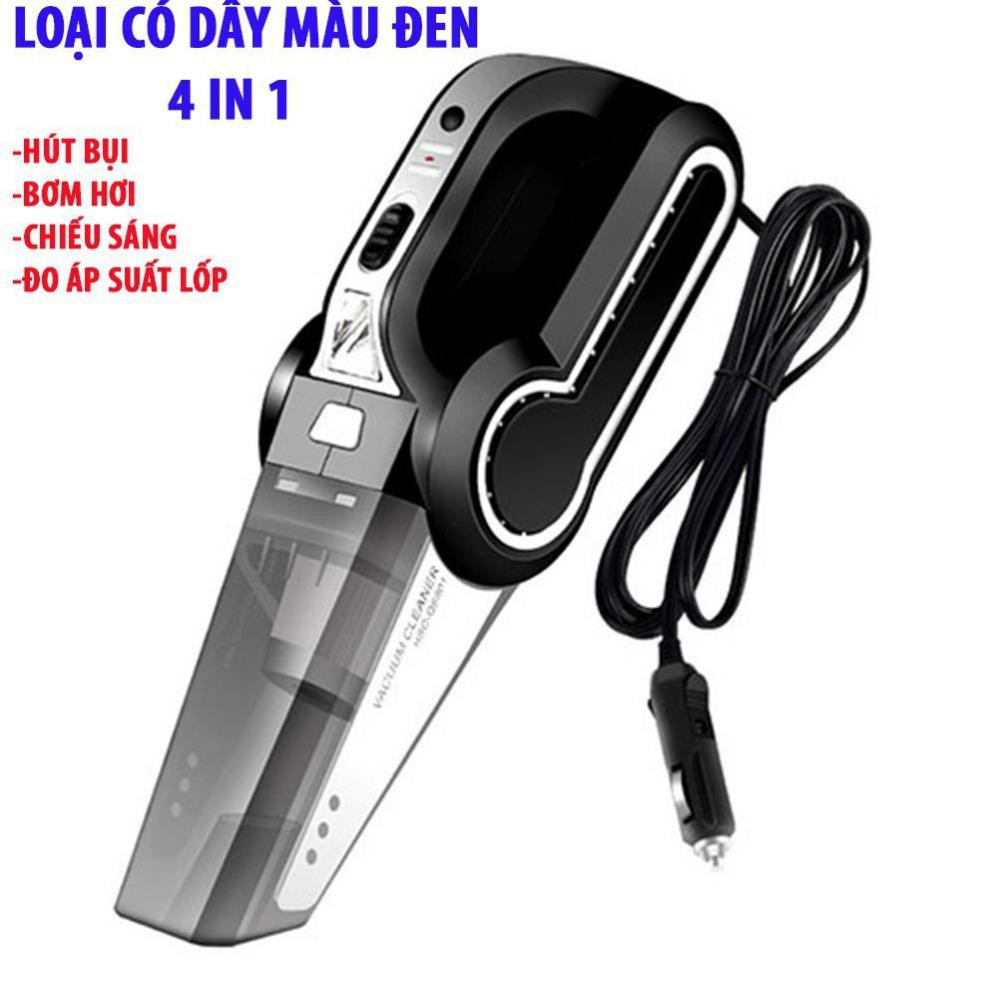 [FLASH SALE 25/4- 2/5 RẺ VÔ ĐỊCH] Máy hút bụi ô tô mini cầm tay 12v cao cấp công suất 120w 4 in 1 siêu mạnh