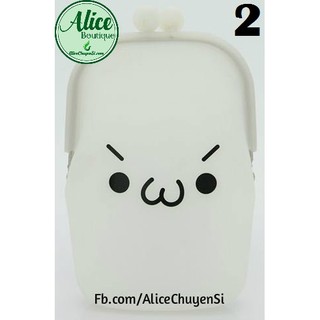 Ví/Bóp silicon đứng hình icon cảm xúc
