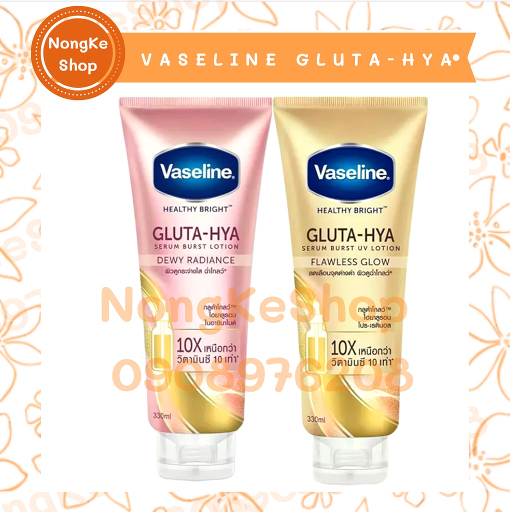 (100% Thái) Sữa Dưỡng Thể Vaseline Gluta-Hya Thái Lan