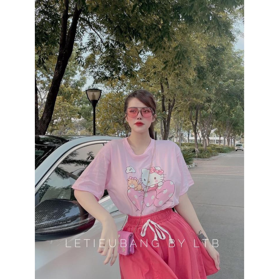 Set đồ nữ cá tính, set quần sóc áo thun đi chơi sang chảnh mùa hè đẹp 8A00086 | BigBuy360 - bigbuy360.vn