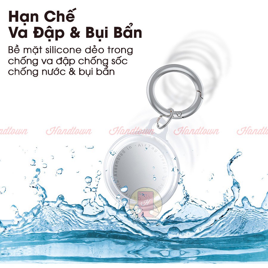 Vỏ bảo vệ Airtag Ốp lưng Apple Airtag Silicon Định vị chống thất lạc bảo vệ thiết bị dẻo nhiều mẫu HTAIRD1