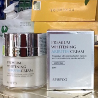 Kem dưỡng trắng & phục hồi da cao cấp BEBECO PREMIUM WHITENING ARBUTIN CREAM 50ML