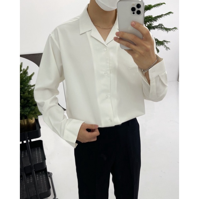 Sơ Mi Danton Tay Dài - Pyjima Black Shirt (2Color)