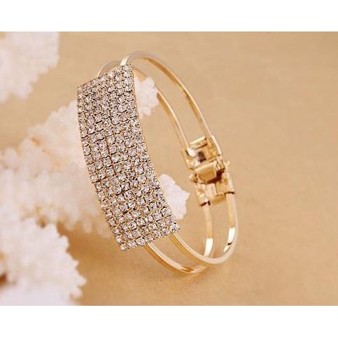 [Mã FAMAYFA giảm 10K đơn 50K] [AH96] Vòng tay nữ thời trang đính hạt kim cương nhân tạo | BigBuy360 - bigbuy360.vn