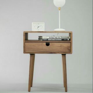 Kệ gỗ/tab đầu giường QUEENTAB phong cách vintage I Decor trang trí phòng ngủ