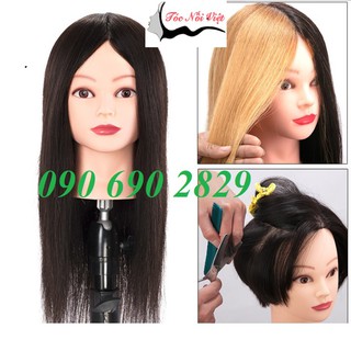 ĐẦU MANOCANH HỌC LÀM TÓC 100% TÓC THẬT
