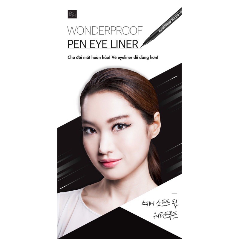 Kẻ mắt nước Eyeliner B. O. M Lâu trôi không lo đụng nước