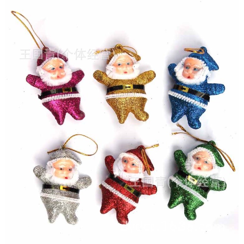 Set 6 ông già Noell trang trí kích thước 5cm