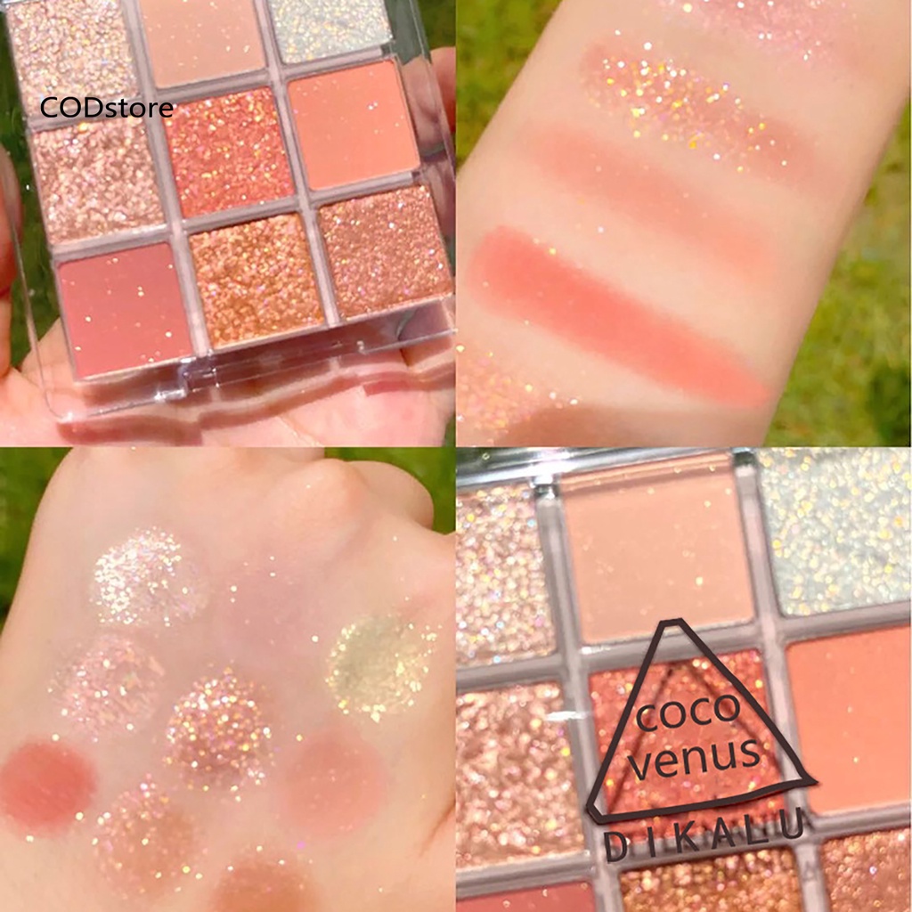 [Hàng mới về] Bảng Phấn Mắt 9 Màu Sắc Hiệu Ứng Lì / Ánh Ngọc Trai Lâu Trôi | BigBuy360 - bigbuy360.vn