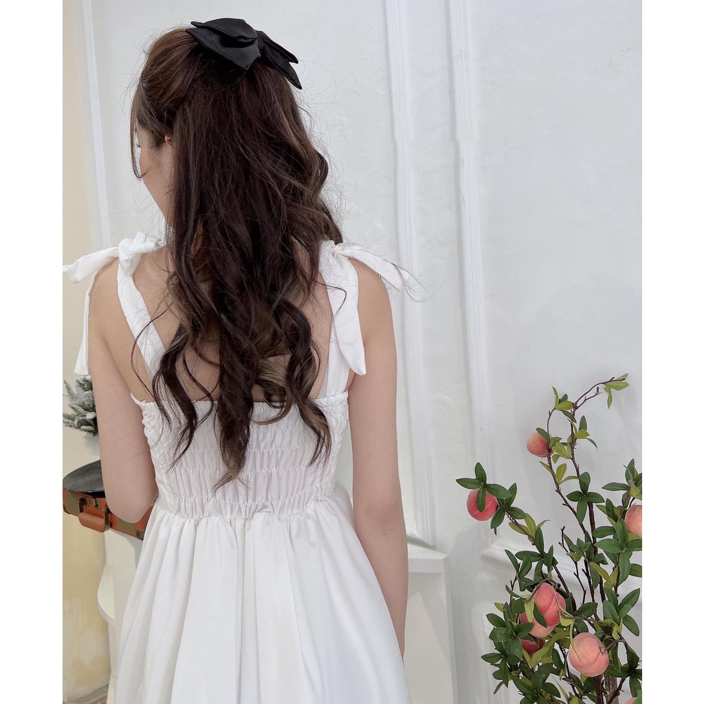 Váy 2 dây maxi dáng xuông babydoll tiểu thư phong cách hàn quốc sp011 | BigBuy360 - bigbuy360.vn
