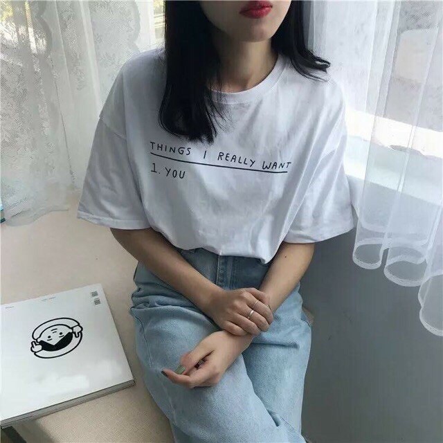 [FREESHIP ĐƠN TỪ 50K] Áo thun tay lỡ form rộng 1.You HARI0319