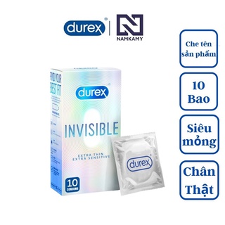 Bao cao su Durex Invisible Extra Thin Extra Sensitive, bao cao su siêu mỏng