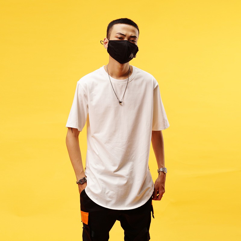 Áo Thun MYO Vạt Bầu 2 ZIP Trắng | BigBuy360 - bigbuy360.vn