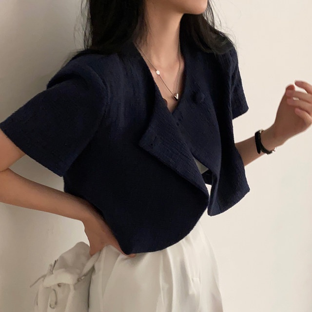 Áo Khoác Blazer Ngắn Tay Thiết Kế Mới Mùa Hè 54059