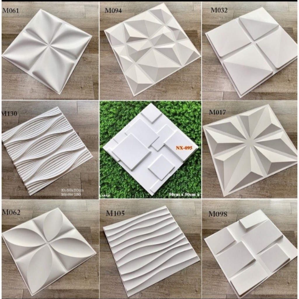 Tấm nhựa ốp tường PVC 3D .