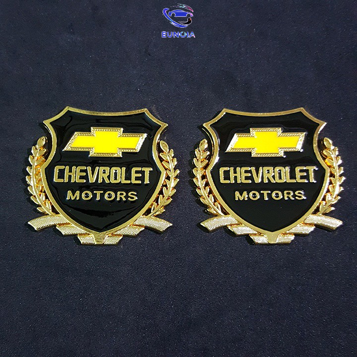 Bộ 2 Logo dạng Bông lúa theo xe Chevrolet