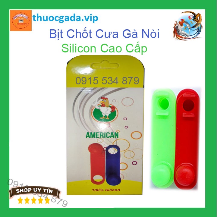 Bịt cựa xổ gà nòi Silicon cao cấp: Bộ 2 con