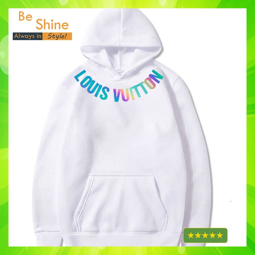 Áo Hoodie Unisex Form Rộng LV T Luis. Vuitton - Ảo Nỉ Dài Tay Basic Thời Trang Nam Nữ - Beshine Store