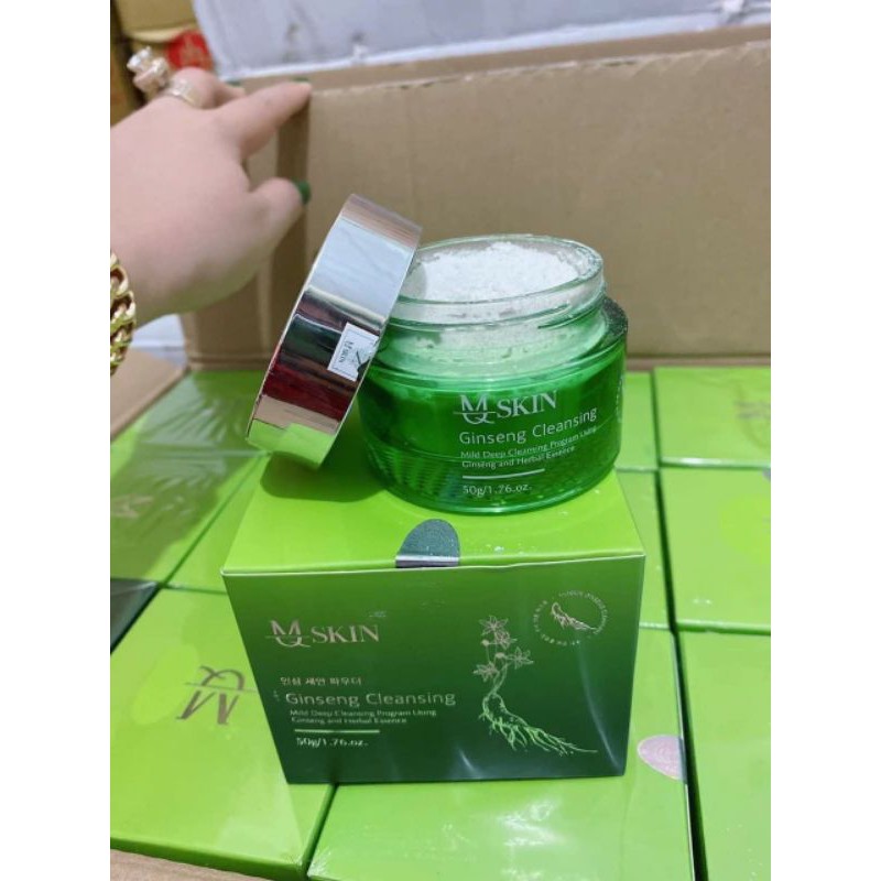 bột rữa mặt mp skin.