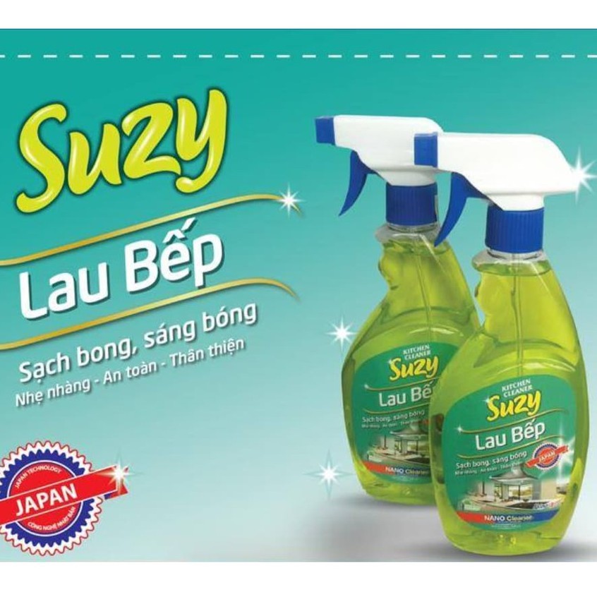 [CHÍNH HÃNG] Nước Lau Bếp Đa Năng SUZY Nhật Bản 500ML