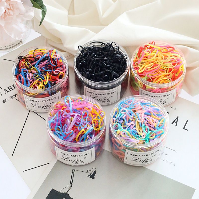 MVP257 Hộp  Chun Tóc Nhiều Màu Giao màu ngẫu nhiên