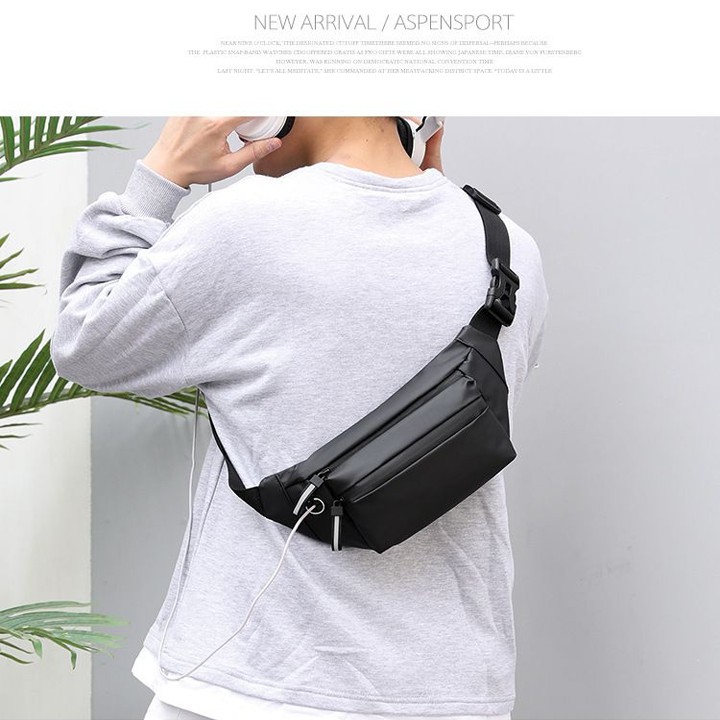 Túi đeo chéo nam nữ Unisex thời trang siêu nhẹ chống nước mã TDHPQ
