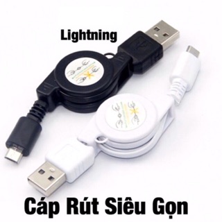 Dây Cáp Sạc iPhone Lightning Rút Gọn Thông Minh