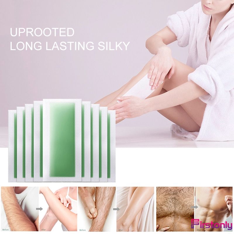 Set 10 Miếng Sáp Tẩy Lông Cơ Thể Lanbena Tiện Dụng