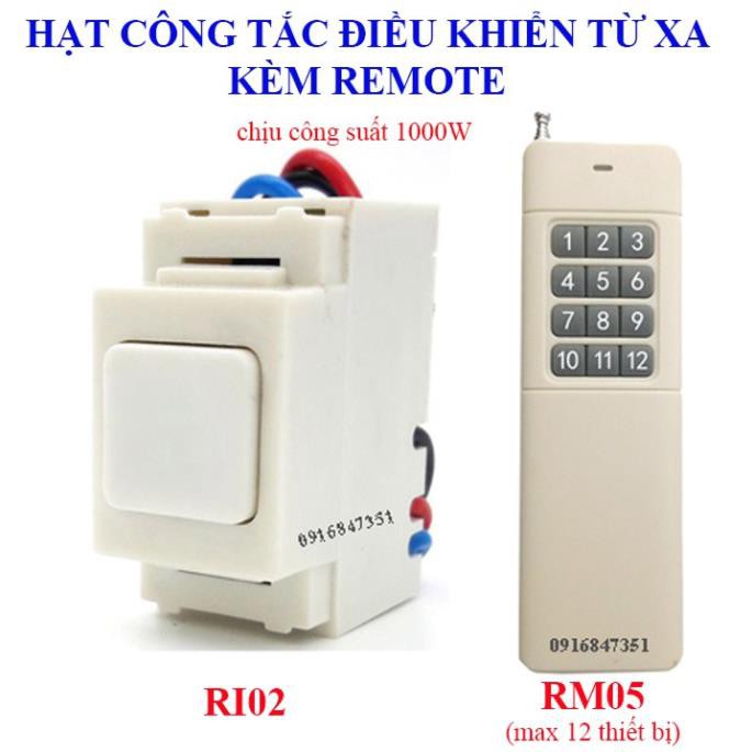 Hạt công tắc điều khiển từ xa TPE RI01 RI02