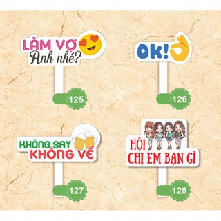 [Hashtag loại dày MS 121-140] Bảng hashtag chụp ảnh đám cưới