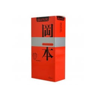 Hộp 10 BAO CAO SU AKAMOTO HƯƠNG DÂU