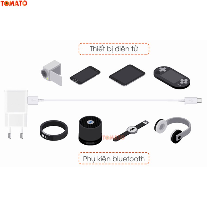 Cáp sạc Micro USB dài 1M5 hỗ trợ sạc nhanh cho SamSung, Sony, Xiaomi, HTC, Sony, LG - Cáp sạc Samsung - Phụ Kiện Tomato