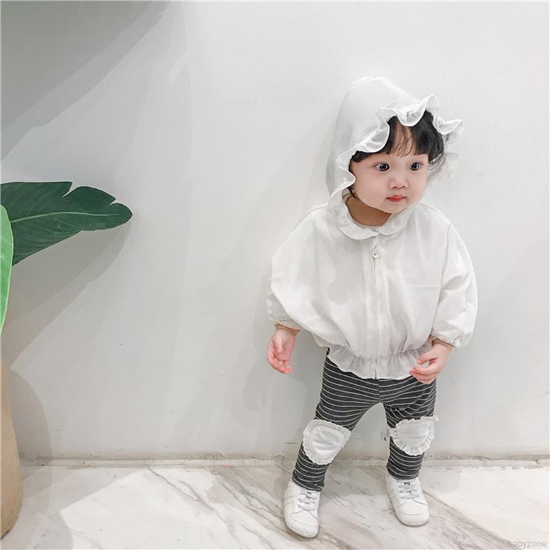 Áo khoác chống nắng thời trang khóa kéo dành cho bé gái