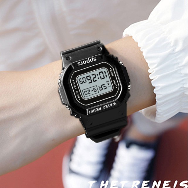Đồng hồ thể thao nam⚜️FREESHIP⚜️ đồng hồ điện tử Phiên bản Hàn Quốc của xu hướng thể thao 2020 đơn giản Phong cách TT05