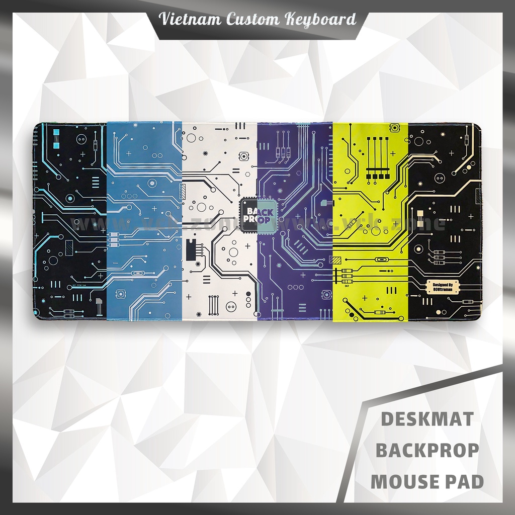 [In-Stock] Deskmat Custom | Back Prop | Cherry Switch | Lót Chuột Phím Custom | Pad Chất Liệu Cao Cấp | VCK