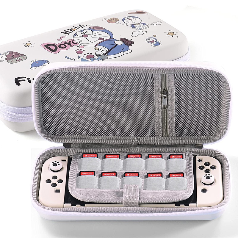 Túi Đựng Bảo Vệ Máy Chơi Game Nintendo Switch & Oled, Switch Với 10 Ngăn Đựng Thẻ