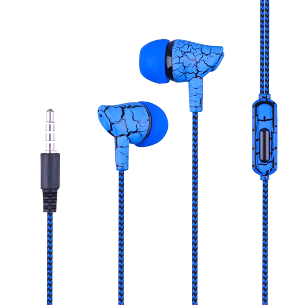 Tai nghe nhét tai dây bện cổng 3.5mm âm thanh sống động