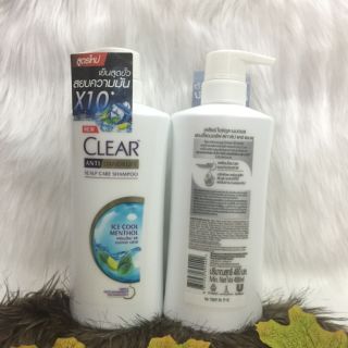 Dầu gội Clear Bạc Hà nữ 480ml Thái