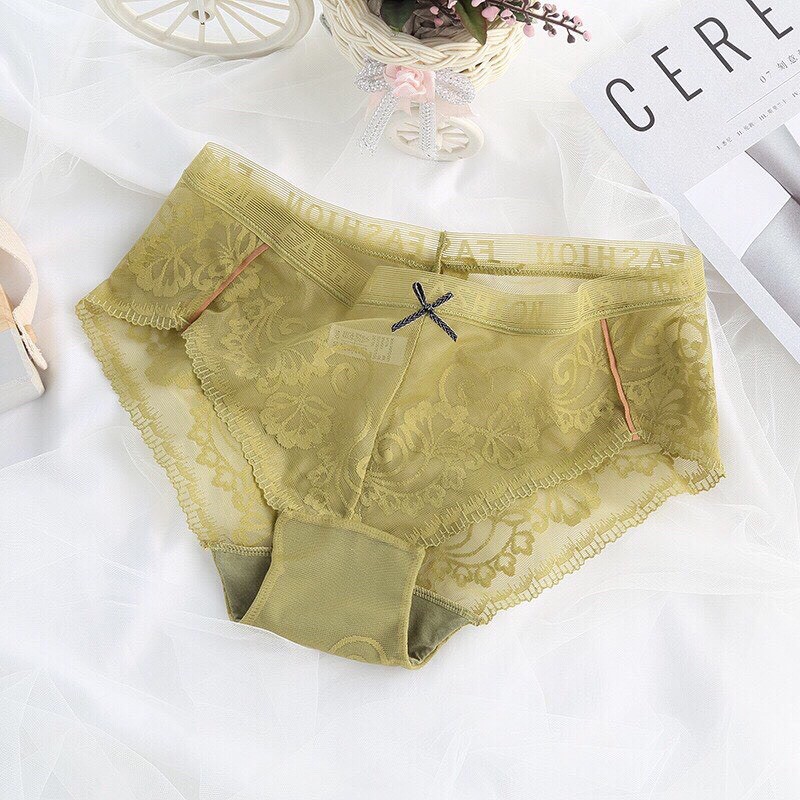 Quần Lót Nữ Ren Cao Cấp Mềm Mại Kháng Khuẩn Sexy Gợi Cảm Quyến Rũ ❤️ MS2248