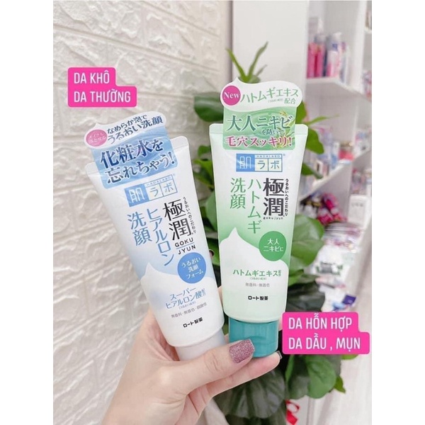 Sữa rửa mặt tạo bọt Hada labo