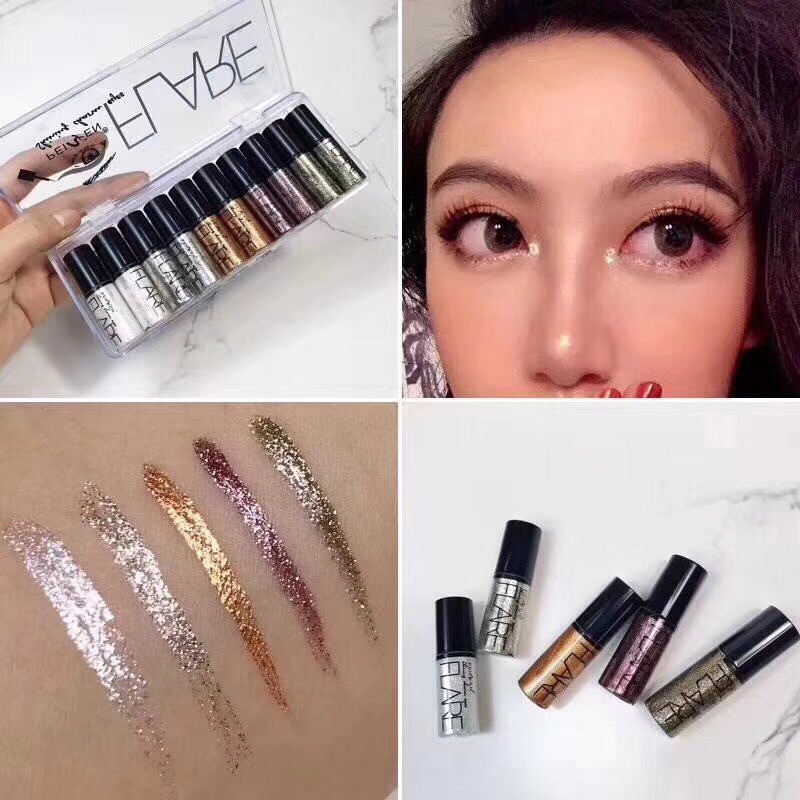 Nhũ mắt bắt sáng lấp lánh trang trí mắt Peinifen Flare shining charm eyes