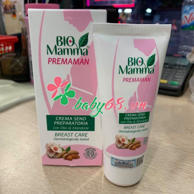 Kem ngừa nứt đầu ty và giảm đau khi cho bé bú Bio Mama 50ml