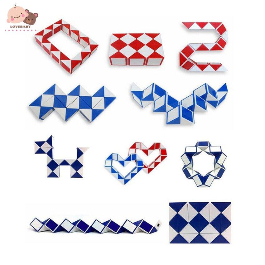 Đồ chơi xếp hình rubik 3D thần kỳ hình chú rắn mini độc đáo