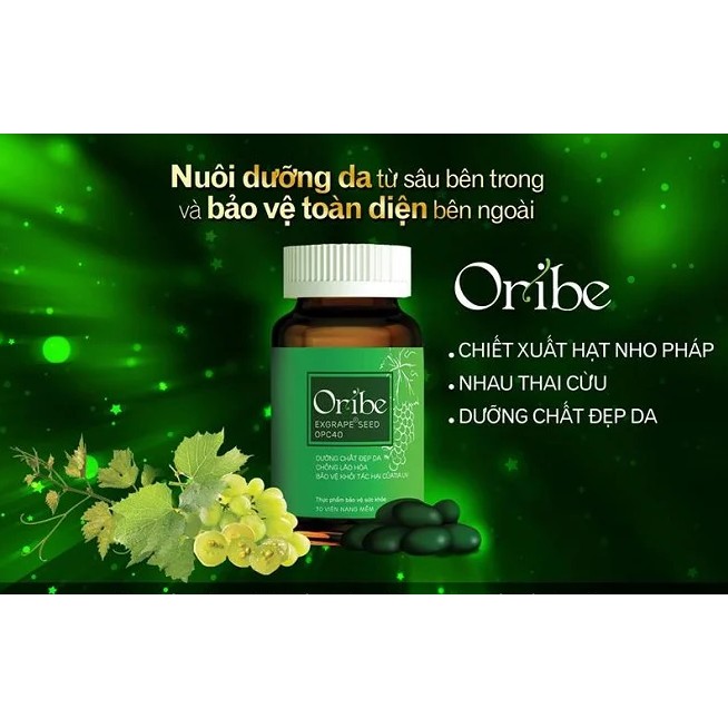 Viên Uống Đẹp Da, Chống Lão Hóa, Chống Nắng ORIBE