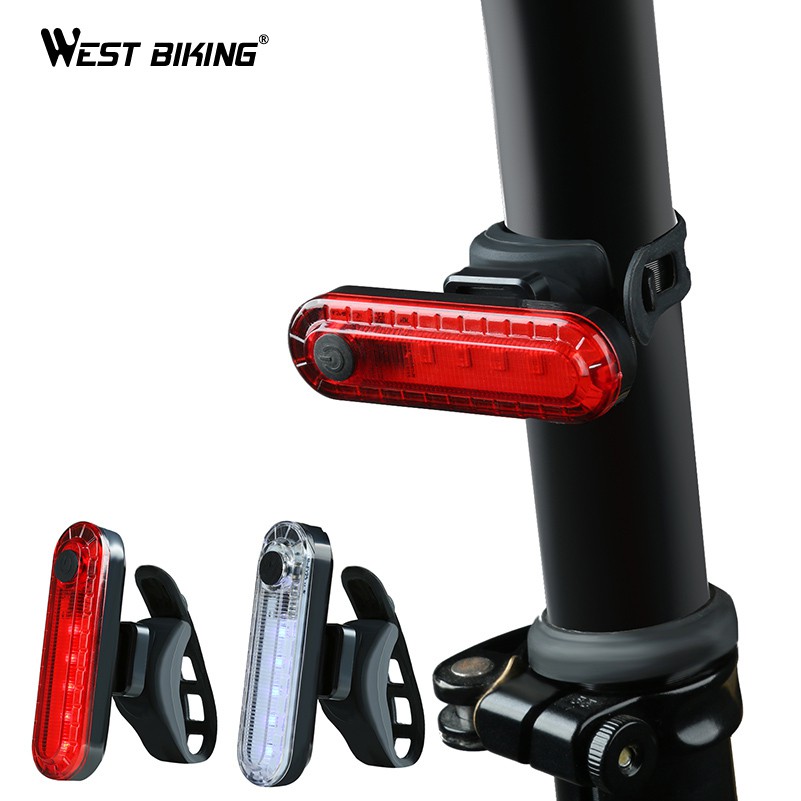 Đèn Hậu Xe Đạp WEST BIKING Chống Nước Có Thể Sạc Lại Qua USB