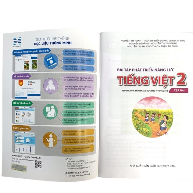 Sách - Bài tập phát triển năng lực Tiếng Vệt lớp 2 tập 2