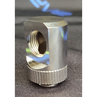 Tản nhiệt nước custom Fitting Quantum Torque mầu bạc